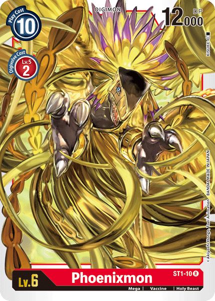 Digimon TCG Card ST1-10 Phoenixmon