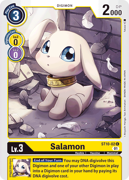 Digimon TCG Card ST10-02 Salamon