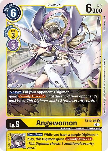 Digimon TCG Card ST10-05 Angewomon