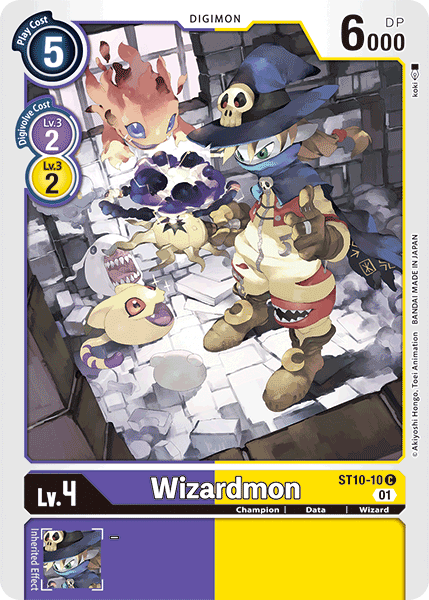 Digimon TCG Card 'ST10-010' 'Wizardmon'