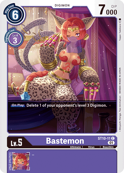Digimon TCG Card 'ST10-011' 'Bastemon'