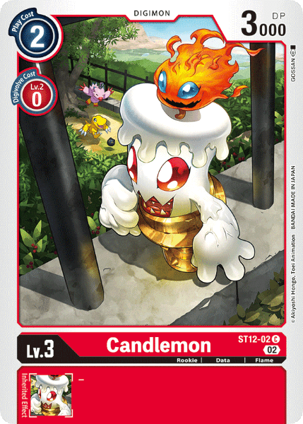 Digimon TCG Card ST12-02 Candlemon