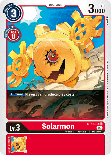 Digimon TCG Card ST12-03 Solarmon