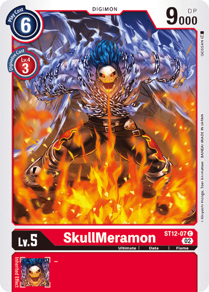 Digimon TCG Card 'ST12-007' 'SkullMeramon'
