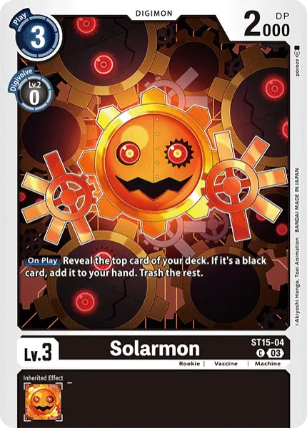 Digimon TCG Card ST15-04 Solarmon