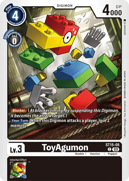 Digimon TCG Card 'ST15-005' 'ToyAgumon'