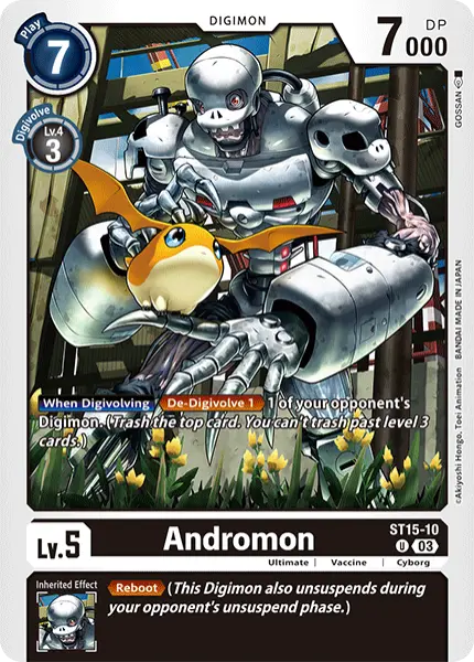 Digimon TCG Card 'ST15-010' 'Andromon'