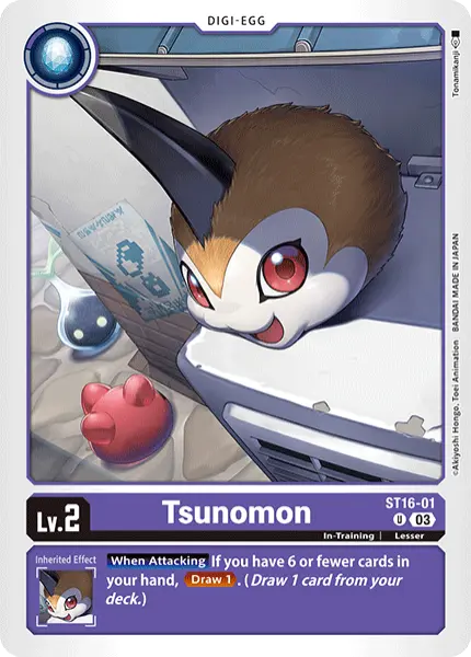 Digimon TCG Card ST16-01 Tsunomon