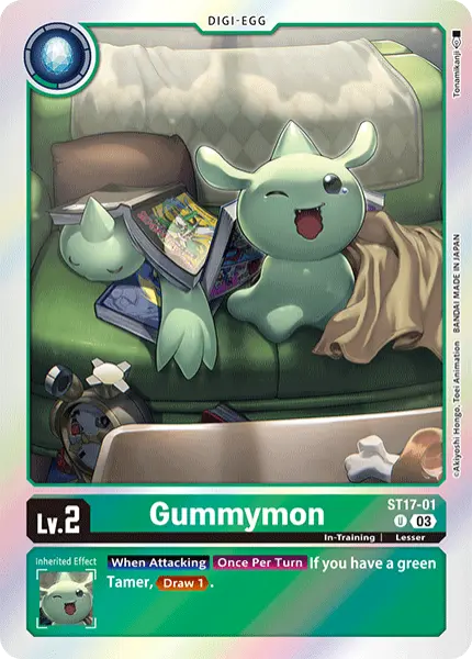 Digimon TCG Card ST17-01 Gummymon