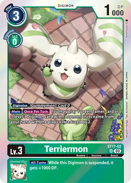 Digimon TCG Card ST17-02 Terriermon