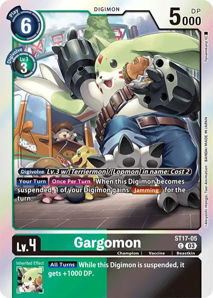 Digimon TCG Card ST17-05 Gargomon