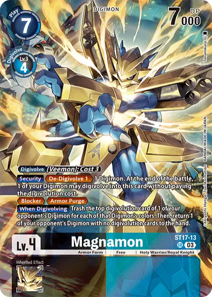 Deck Magnamon - 16th with preview of card ST17-013