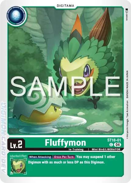 Digimon TCG Card 'ST18-001' 'Fluffymon'
