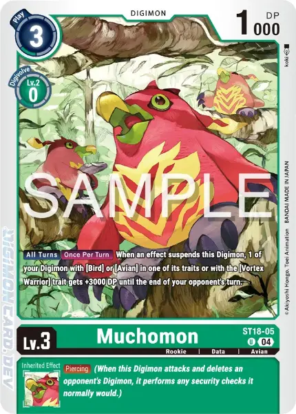 Digimon TCG Card 'ST18-005' 'Muchomon'