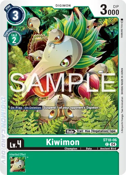 Digimon TCG Card 'ST18-006' 'Kiwimon'