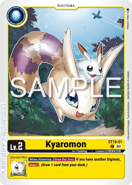 Digimon TCG Card 'ST19-001' 'Kyaromon'