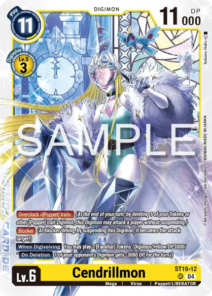 Digimon TCG Card 'ST19-012' 'Cendrillmon'