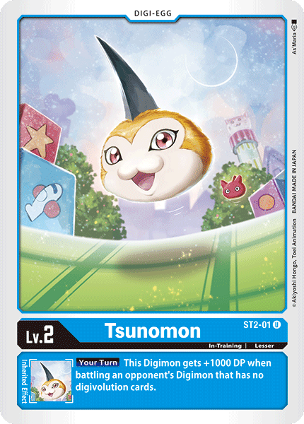 Digimon TCG Card ST2-01 Tsunomon