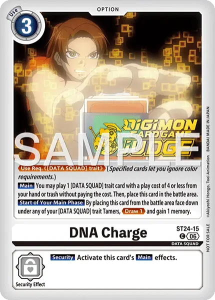 Digimon TCG Card 'ST24-015_P1' 'DNA Charge'