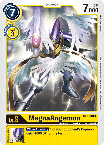 Digimon TCG Card 'ST3-008' 'Magnaangemon'