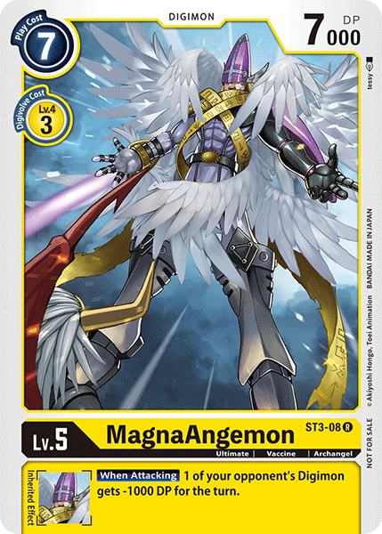 Digimon TCG Card 'ST3-008_P2' 'Magnaangemon'