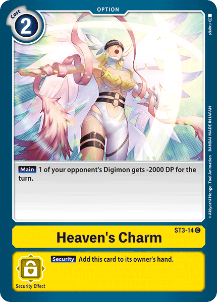 Digimon TCG Card 'ST3-014' 'Heaven's Charm'