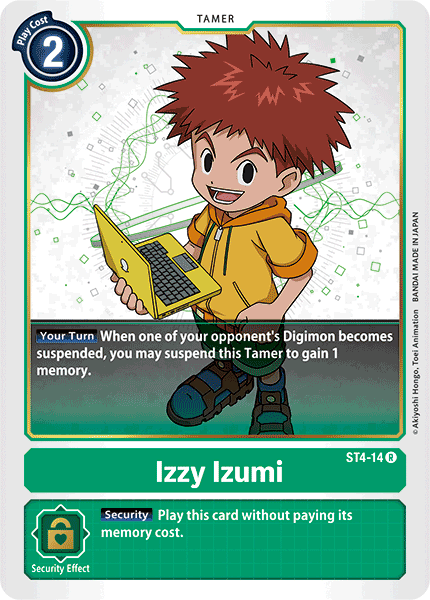 Digimon TCG Card ST4-14 Izzy Izumi