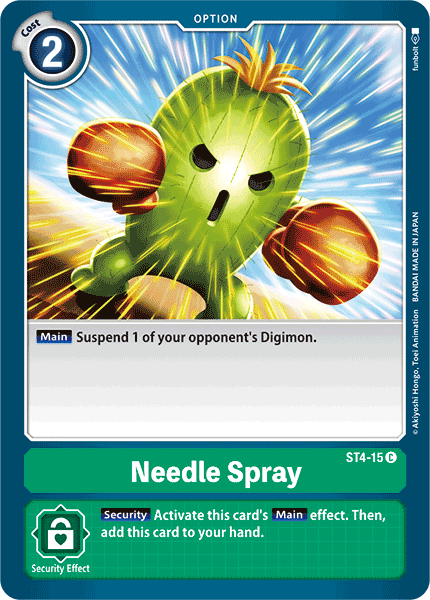 Digimon TCG Card ST4-15 Needle Spray