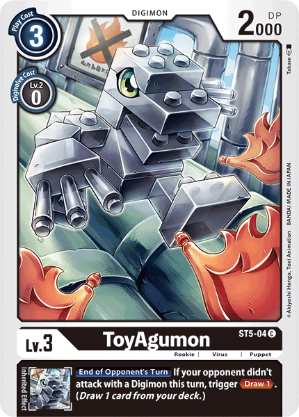 Digimon TCG Card 'ST5-004' 'ToyAgumon'