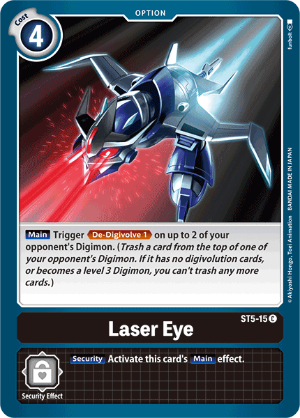 Digimon TCG Card ST5-15 Laser Eye