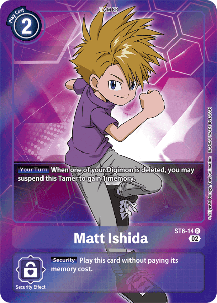 Digimon TCG Card 'ST6-014_P1' 'Matt Ishida'