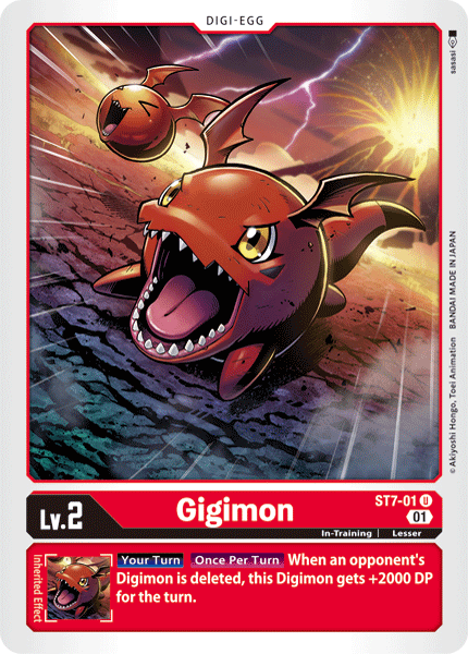 Digimon TCG Card 'ST7-001' 'Gigimon'
