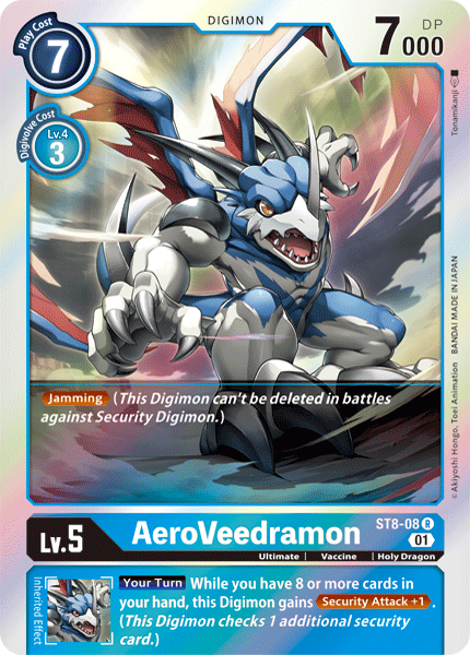 Digimon TCG Card 'ST8-008' 'AeroVeedramon'