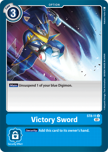 Digimon TCG Card 'ST8-011' 'Victory Sword'