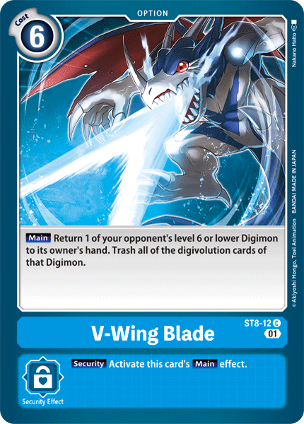 Digimon TCG Card 'ST8-012' 'V-Wing Blade'