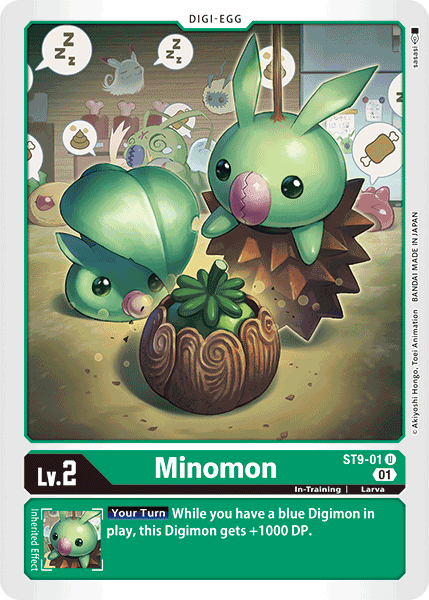 Digimon TCG Card 'ST9-001' 'Minomon'