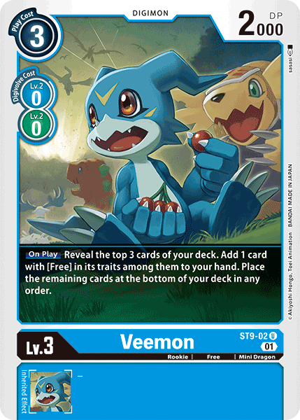Digimon TCG Card ST9-02 Veemon