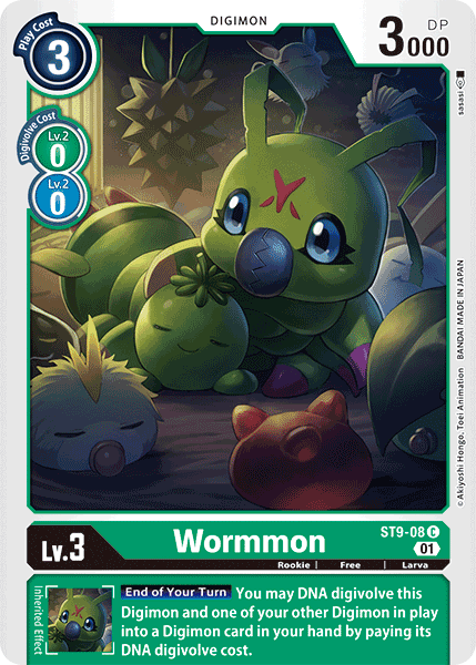 Digimon TCG Card 'ST9-008' 'Wormmon'