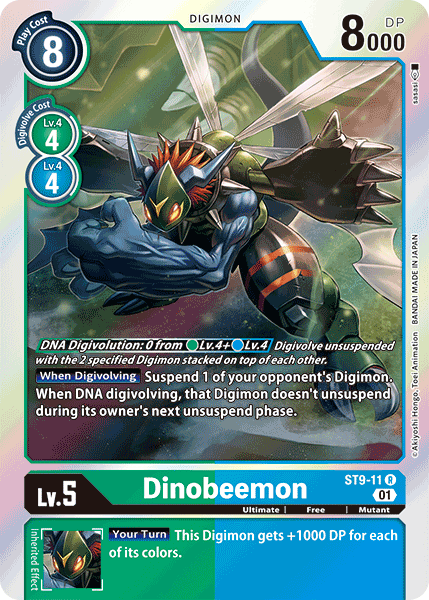 Digimon TCG Card ST9-11 Dinobeemon