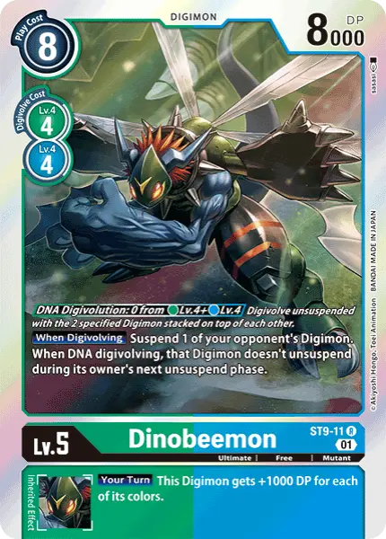 Digimon TCG Card 'ST9-011' 'Dinobeemon'