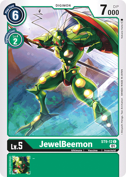 Digimon TCG Card ST9-12 JewelBeemon