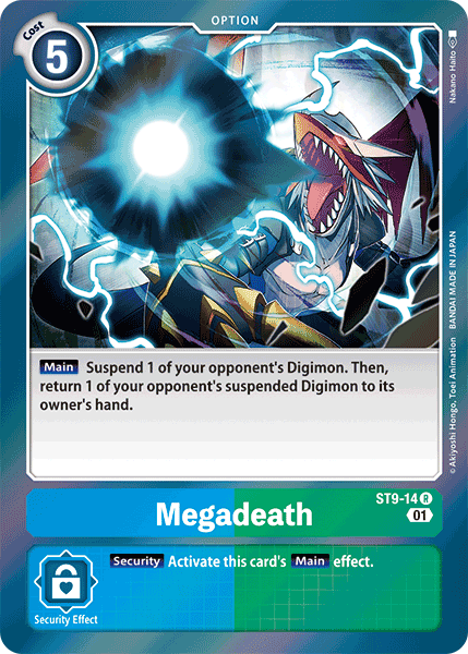 Digimon TCG Card ST9-14 Megadeath