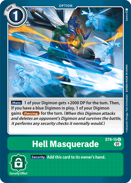 Digimon TCG Card 'ST9-015' 'Hell Masquerade'